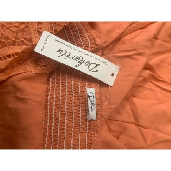 Coral Lace Detail Maxi Dress - Picture 9 of 11